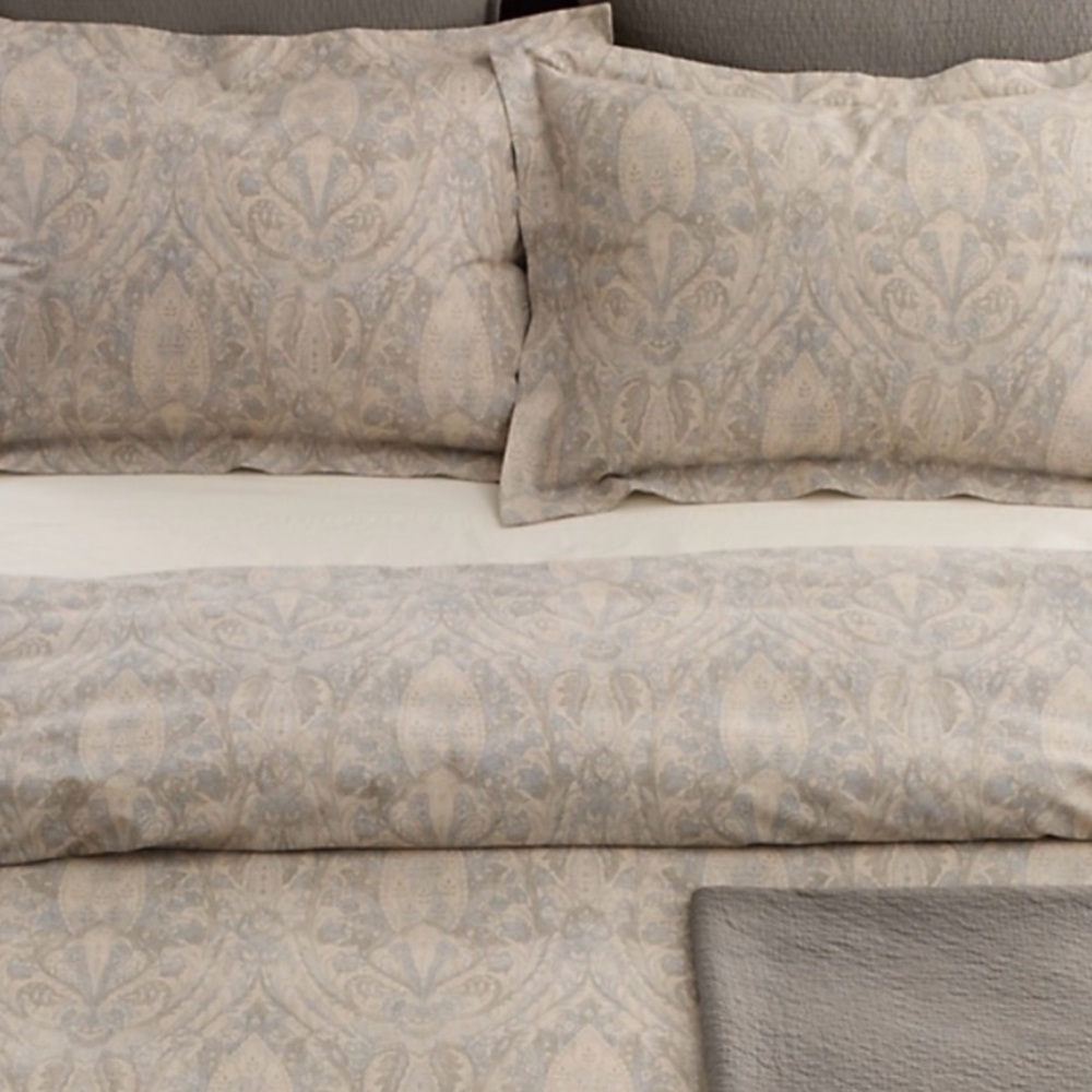 Restoration Hardware 19th Century Italian Medallion Print King Pillow Sham